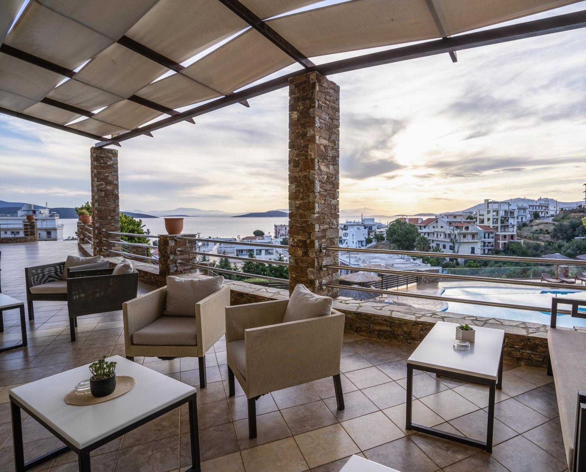 Evia Hotel & Suites Marmari  エクステリア 写真